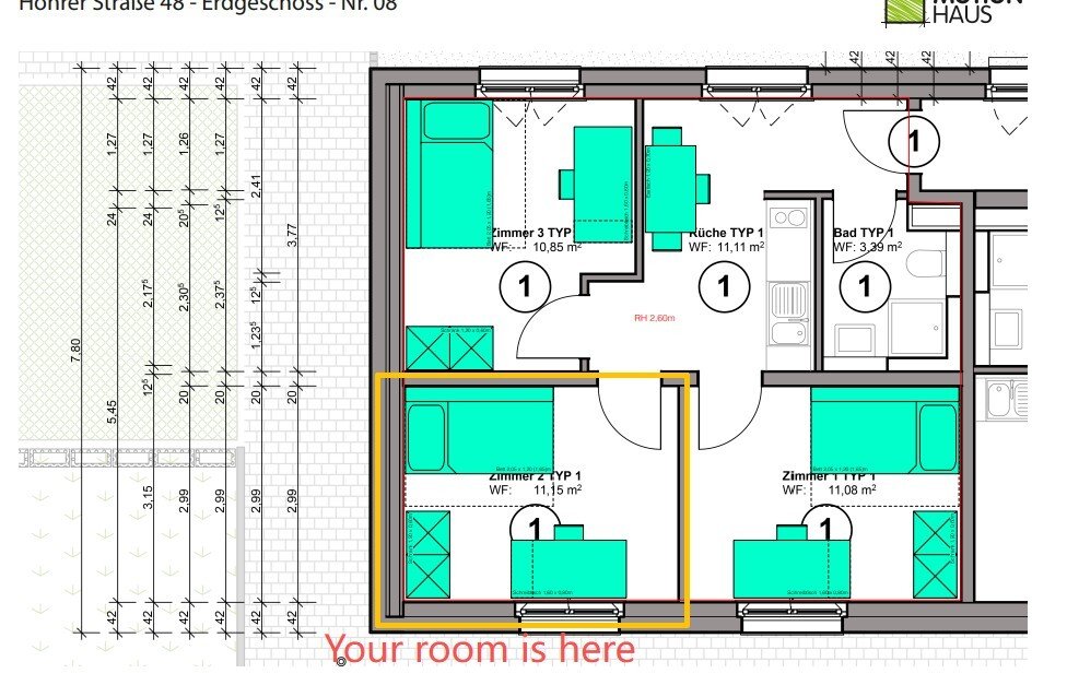 Vallendar: Furnished Single Room  Vallendar: Furnished Single Room