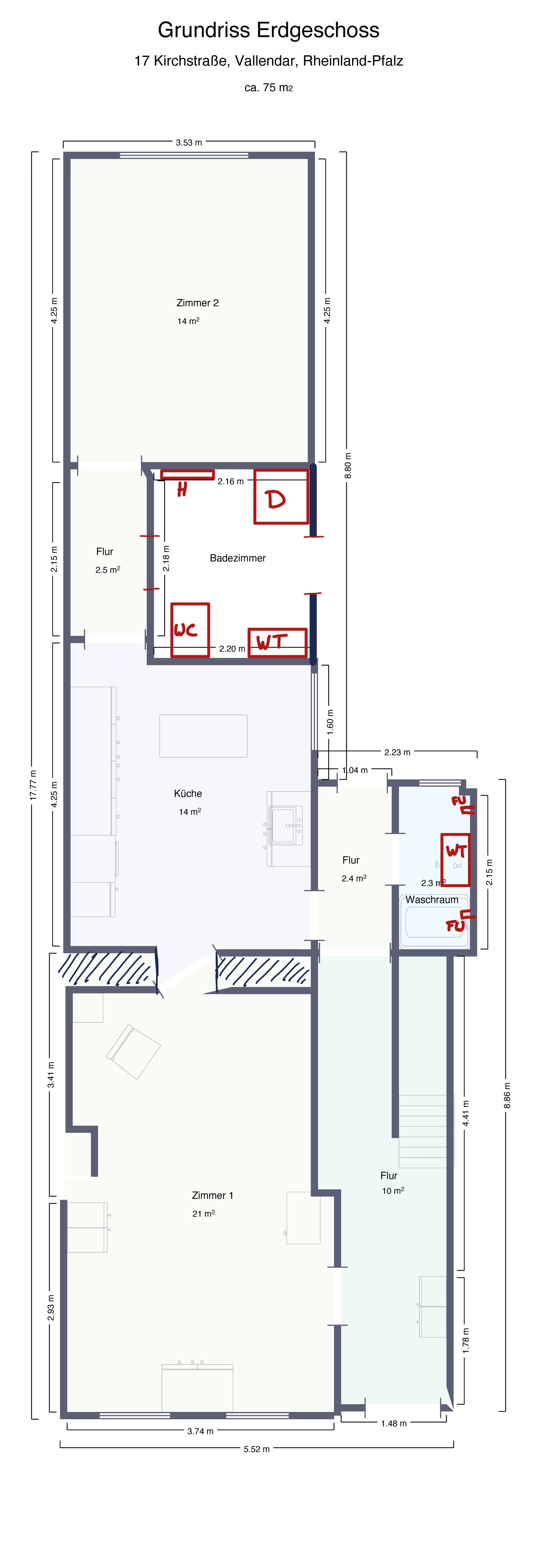 Erdgeschoss Grundriss